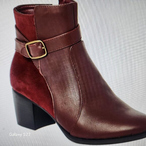 Aetrex Shoes - Aetrex Rebecca Boots. Color: Burgundy. NIB. Size EU 36/US 6-6.5